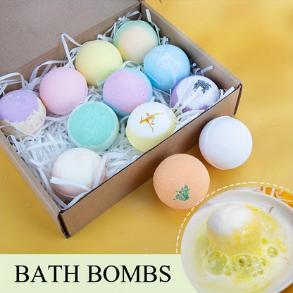 Paquete de 12 bombas de baño de aromaterapia