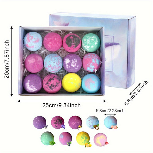 Paquete de 12 bombas de baño hecho a mano