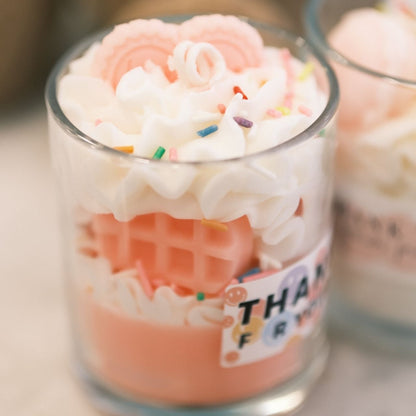 Velas perfumadas diseñadas a mano