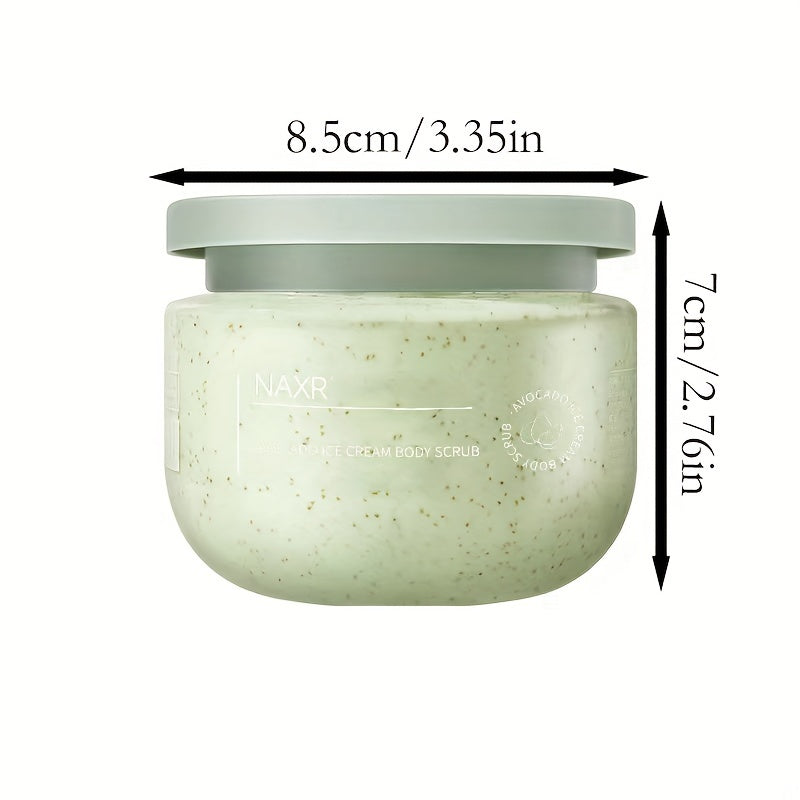 Exfoliante corporal hidratante de aguacate y manteca de karité - para todo tipo de piel