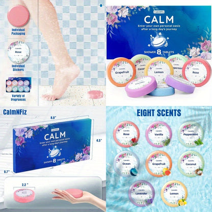 Bombas de baño con fragancias 8 piezas