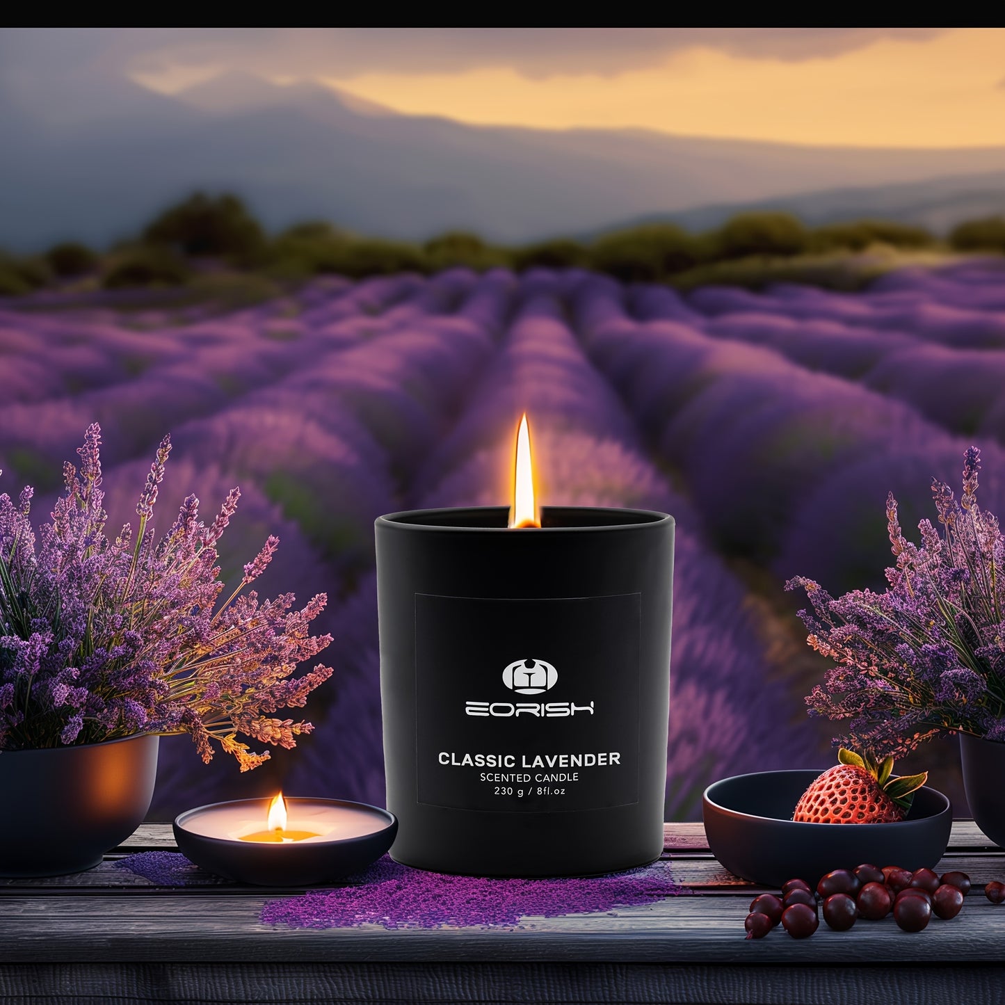 Velas perfumadas Cera de soja de larga duración