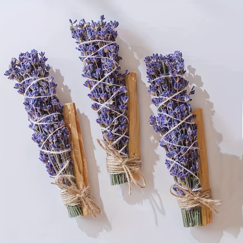 Palos de lavanda de la Madera Sagrada de Perú: calmantes y purificadores