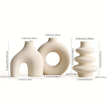 Juego de jarrones de cerámica contemporáneo