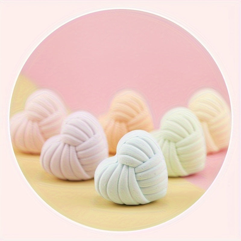 Bombas de baño en forma de corazón