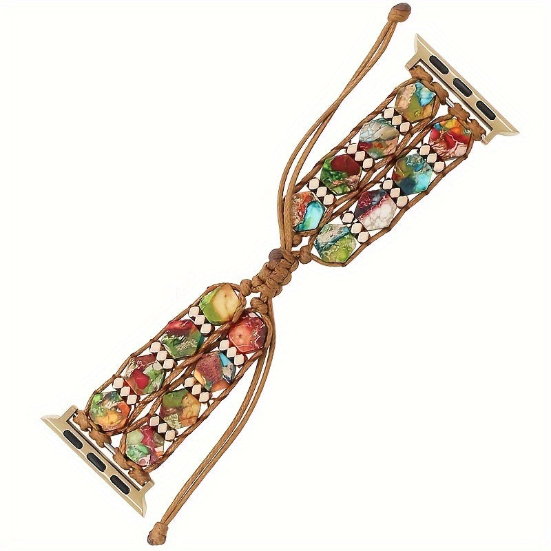 Boho Stone Watch Wristband Compatible with Apple Watch