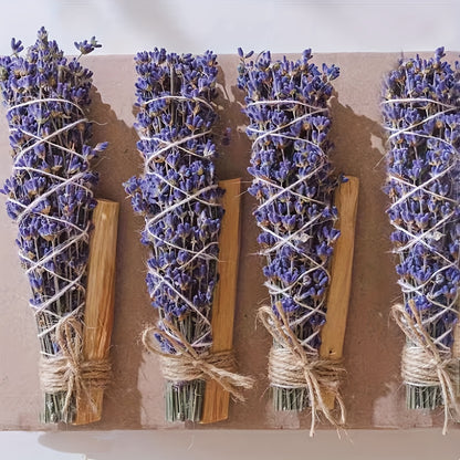 Palos de lavanda de la Madera Sagrada de Perú: calmantes y purificadores