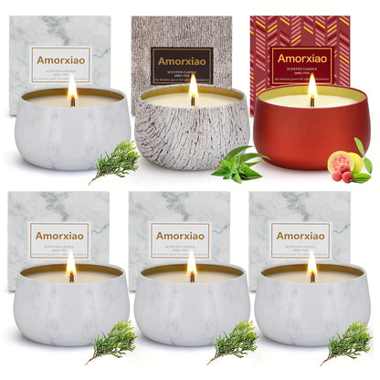 Velas perfumadas para el hogar 6 piezas