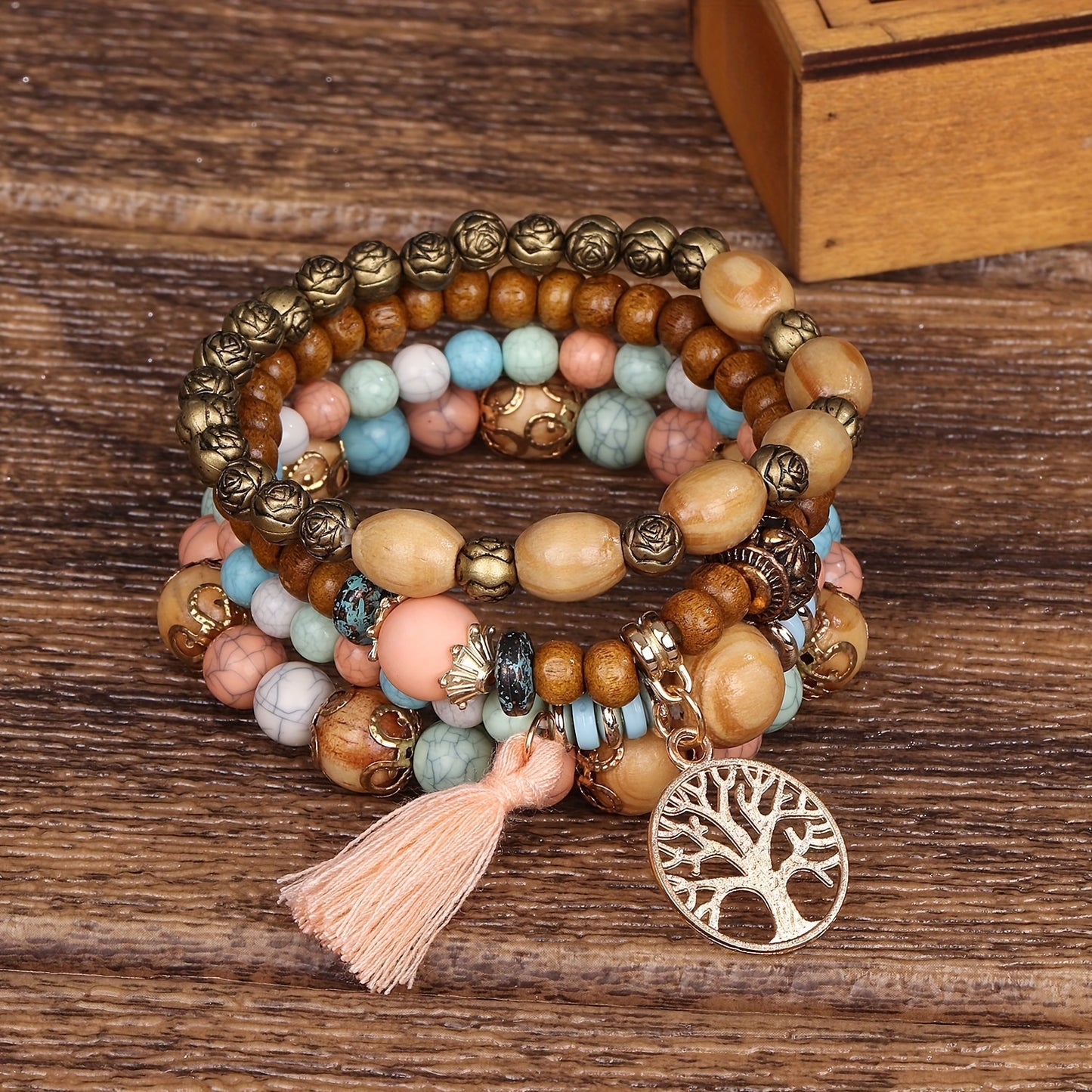 Pulsera hecha a mano - Estilo bohemio elegante